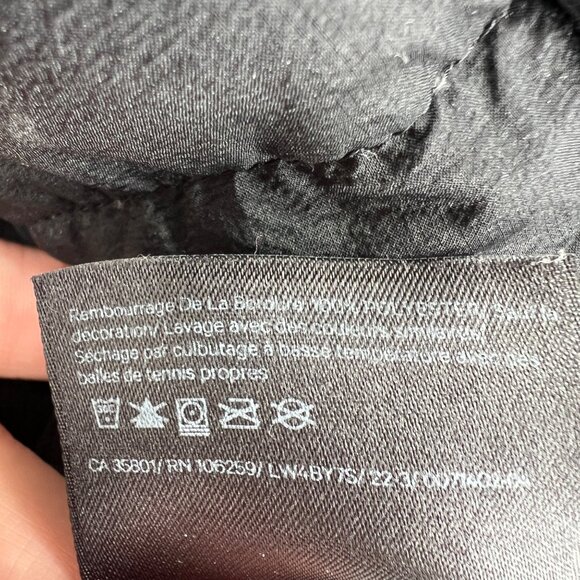 Lululemon Down For It All 700 Down Fill Hooded Running Jacket Black Size 8 - Picture 15 of 16